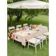 thumbnail image 3 of Outdoor Tablecloth with Umbrella Hole and Zipper, Maple Leaf Fall Rectangle Table Cloth 54x80 Inch Waterproof Tablecloth, Thanksgiving Botanical Branches Picnic Table Cover for Patio Camping, 3 of 7