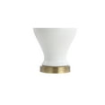 thumbnail image 3 of JONATHAN Y Qin 22" Ceramic/Iron Classic Cottage LED Table Lamp, White (Set of 2), JYL6602C-SET2, 3 of 6