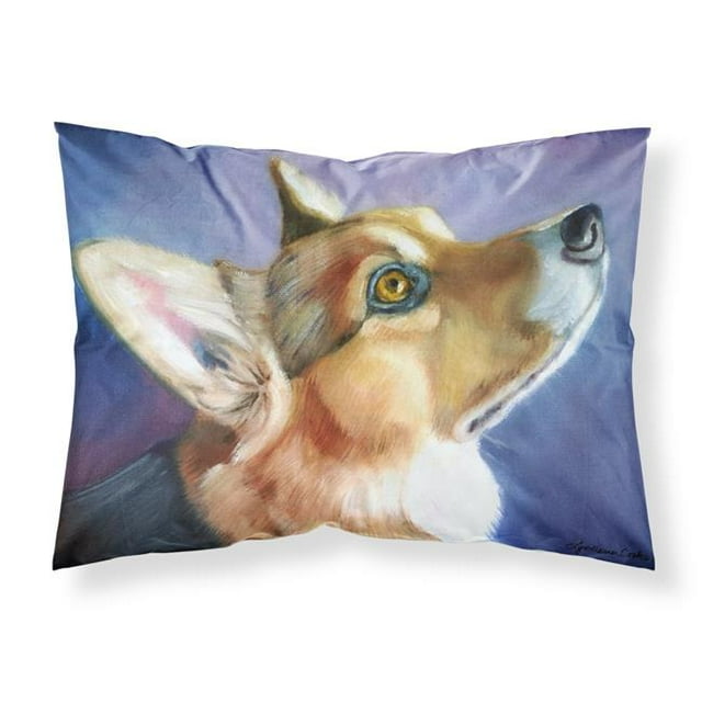 Carolines Treasures 7405PILLOWCASE Corgi Devotion Fabric Standard Pillowcase