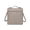 Elephant Gray, variant on Textured PU Boxy Convertible Backpack, Removable Strap Crossbody Purse for Women, Off-white