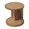thumbnail image 5 of Artisan Furniture Solid Wood Close-knit Corner End Table, 5 of 9