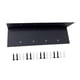 thumbnail image 4 of Soporte de esquina para cama de jardín, de metal, en ángulo recto, negro, decorativo, en forma de L, 28 x 7,6 x 7,6 cm, para muebles con estructura de madera. 8 hoyos, 4 of 9