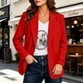 thumbnail image 6 of Women's Blazer Business Casual Lapel Collar Long Sleeve Open Front Work Office Suit Jackets with Pockets, 6 of 9
