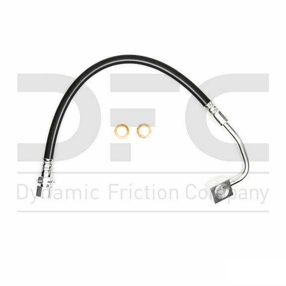 Rear Left Dynamic Friction Company Brake Line Hose 350-39050 For 2003-2004 Chrysler 300M, 2003-2004 Chrysler Concorde, 2003-2004 Dodge Intrepid