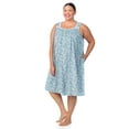 thumbnail image 4 of Aria Women's Sleeveless 100% Cotton Nightgown, Sizes XS-5X, 4 of 7