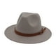 thumbnail image 2 of Sombrero Fedora Yuyangstore Unisex Engrosado Gris claro, 2 of 8
