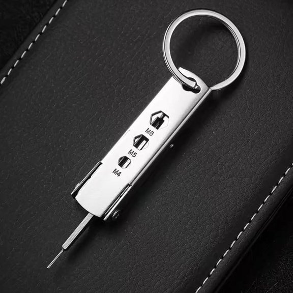 DASAW-Mini Utility Multitool, Sim Card Removal Tool, Keychain with 8 Tools, EDC Pocket Screwdriver