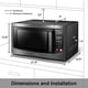 thumbnail image 5 of Toshiba em131 a5 C-bs Horno de microondas, 1.1 pies cúbicos, color negro acero inoxidable, Premium (invertech), Acero inoxidable negro, 1, 5 of 5
