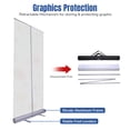 thumbnail image 4 of InstaHibit Portable Trade Show Retractable Roll Up Aluminum 40"x79" Banner Stand with Carrying Bag, 4 of 8
