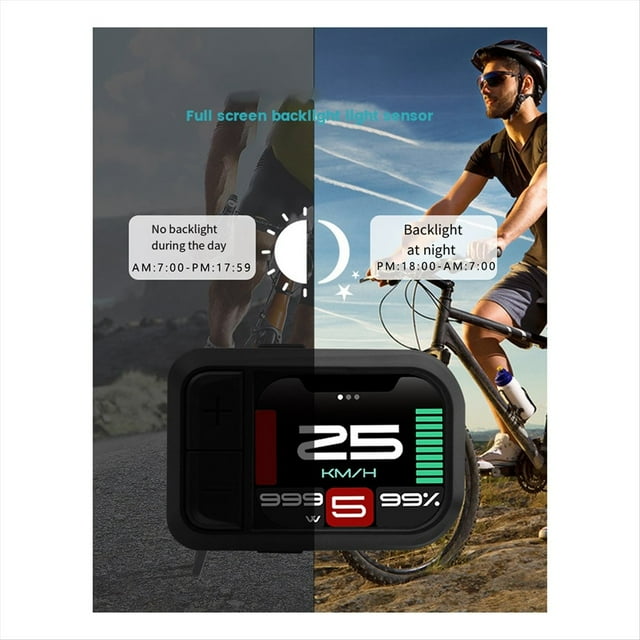 Bicicleta Eléctrica con Pantalla LCD para Instrumento de Motor Medio para 580C Tabla de Códigos de Pantalla A Color BBS01/BBS02 Tabla de Códigos