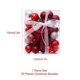 thumbnail image 5 of Billuyoard 30 Uds. De bolas de árbol de Navidad, adornos navideños, decoración para fiestas y bodas Kits de decoración para fiestas No.03, 5 of 6
