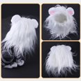 thumbnail image 4 of PFDDRW CAT LION CLOTHES HAIR FUNNY Pet MANE WIG Headgear Hat E COSTUM UP DRESS, 4 of 8