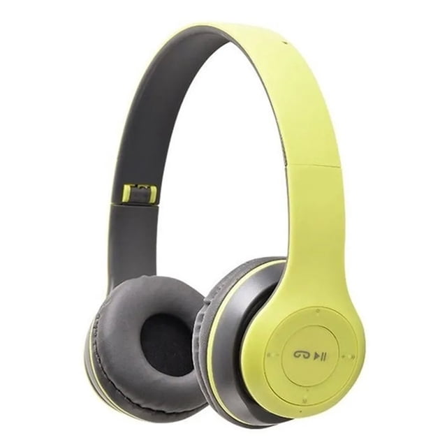Audifonos Bluetooth de Diadema con Ranura Micro SD Genérico P47 con Ranura Micro SD Verde