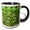 Black/White, variant on 3drose, Rows of Green Artichokes, Vegetables - Li11 Jmi0001 - Janis Miglavs, 11oz Mug