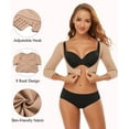 thumbnail image 4 of Vaslanda Upper Arm Shaper Post Surgical Slimmer Compression Sleeves Tops Shapewear for Women, 4 of 6