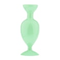 thumbnail image 2 of Jarrón de vidrio para decoración, florero alto transparente decorativo para flores secas y plantas. Verde, 2 of 9