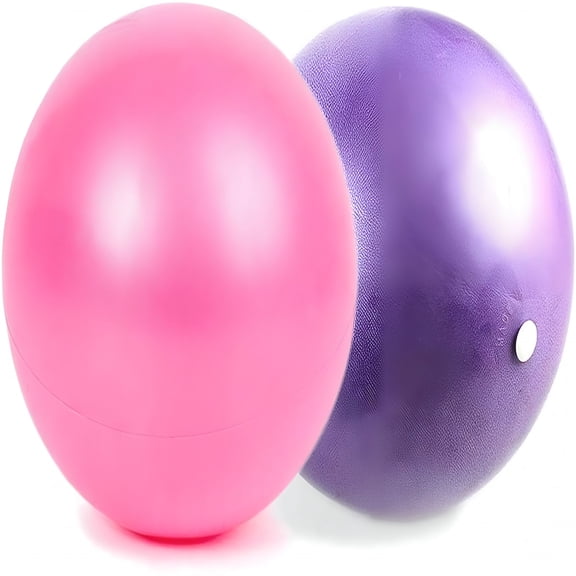 BESTSKY 2026 New Mini Exercise Barre Ball for Yoga, Pilates, Stability Exercise Home Workout, Core Training and Physical Therapy Small Bender Ball 9 Inch with Inflatable Straw