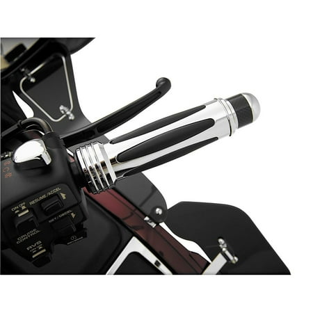 Muffler Insert - Show Chrome 52-712 Handlebar Dampers - Chrome with Carbon Fiber Insert
