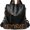 Black, variant on Leopard Print Accent PU Leather Backpack – Waterproof, Anti-Theft & Versatile Multi-Way Carry for Women