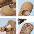 thumbnail image 6 of Toddler Girl Mary Jane Dress Shoes with Bow Flower Girl Shoes Little Girl School Uniform Shoes for Wedding Party Khaki 23, 6 of 6