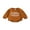 Brown, variant on Newborn Baby Girls Halloween Clothes Pumpkin Patch Oversized Sweatshirt Romper Jumpsuit One Piece Fall Outfits 0-18M