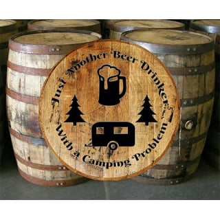 Personalized Whiskey Barrel Prohibition decor Moonshine Bar Sign Wall Art