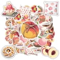 thumbnail image 5 of 35pcs-50pcs Cute Peach Stickers Fruit Kids Stickers Cartoon Decals for Laptops Suitcases Phones, 5 of 9