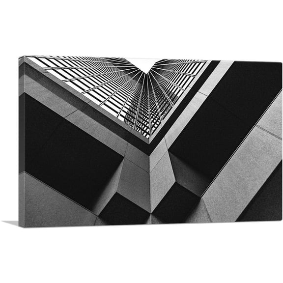 ARTCANVAS Chicago Skyscraper Architecture Home decor Canvas Art Print - Size: 26" x 18" (1.50" Deep)