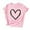 Pink, variant on Valentines Day Gifts Zpanxa Valentines Shirts for Women, Cute Casual Summer Tops, Graphic Tees for Teen Girls, Ladies Tops and Blouses, Fashion Short Sleeve Heart Shirts Pink M