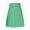 Green, variant on Women's Pleated Skirts Vintage Solid Color Knee-Length Long Skirts High Waist Casual Mid Length A-Line Skirts