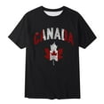 thumbnail image 3 of T-shirt Vintage Décontracté Imprimé Partiel pour Hommes, Col Rond, Manches Courtes, Mode Spandex, 3 of 3