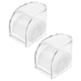 thumbnail image 3 of SHISUYAN 2pcs Transparent Watch Box Men Small Clear Acrylic Storage Case Watch Organizer Holder Watch Box Stand Display Holder, 3 of 8