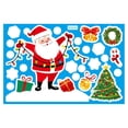 thumbnail image 1 of Fridja Christmas Decoration Christmas Tree Elderly Snowman Snowflake Static Sticker Combination Family Christmas Decorations, 1 of 7