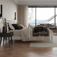 thumbnail image 3 of Savannah Queen Wood Low Profile Platform Bed in White, 3 of 13