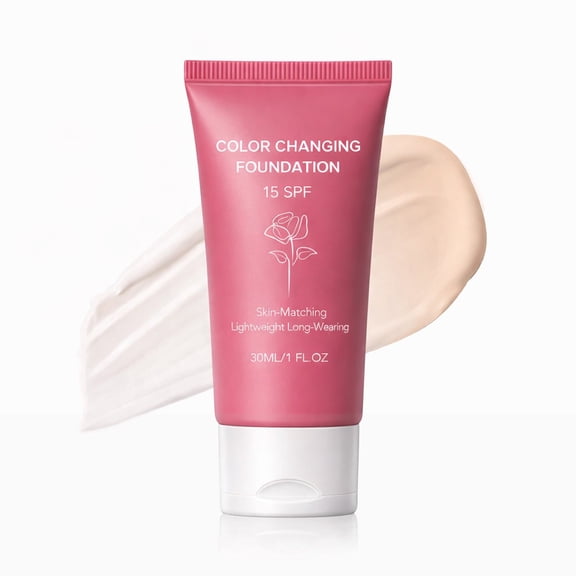 Kokovifyves Non-Greasy Color Changing Concealer 30ml, Gentle Blendable Coverage Suitable for Mature Complexion