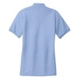 thumbnail image 6 of Mafoose Women's Comfortable Silk Touch Polo Golf Shirt Short Sleeve Light Blue M, 6 of 7