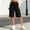 Black, variant on NAISIBABY Girls Cargo Shorts Size 12, Multi-Pockets Lightweight Elastic Waist Kids Outdoor Bermuda Shorts (4-15T)