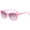1x Pink, variant on Cat Eye Reading Sunglasses for Women +1.00 Beige Gradient Tint Lenses Spring Hinge Sun Readers Outdoor UV Protection
