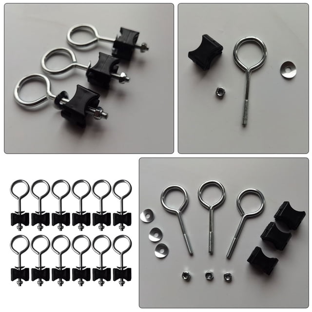 unbranded 12Jgo Tornillos De Para Accesorios Resistentes Y Duraderos Negros