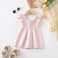 thumbnail image 3 of GYRATEDREAM Baby Girl Clothes Newborn Summer Outfits Ruffle Sleeveless Casual Dress Infant Romper 0-3Years, 3 of 9