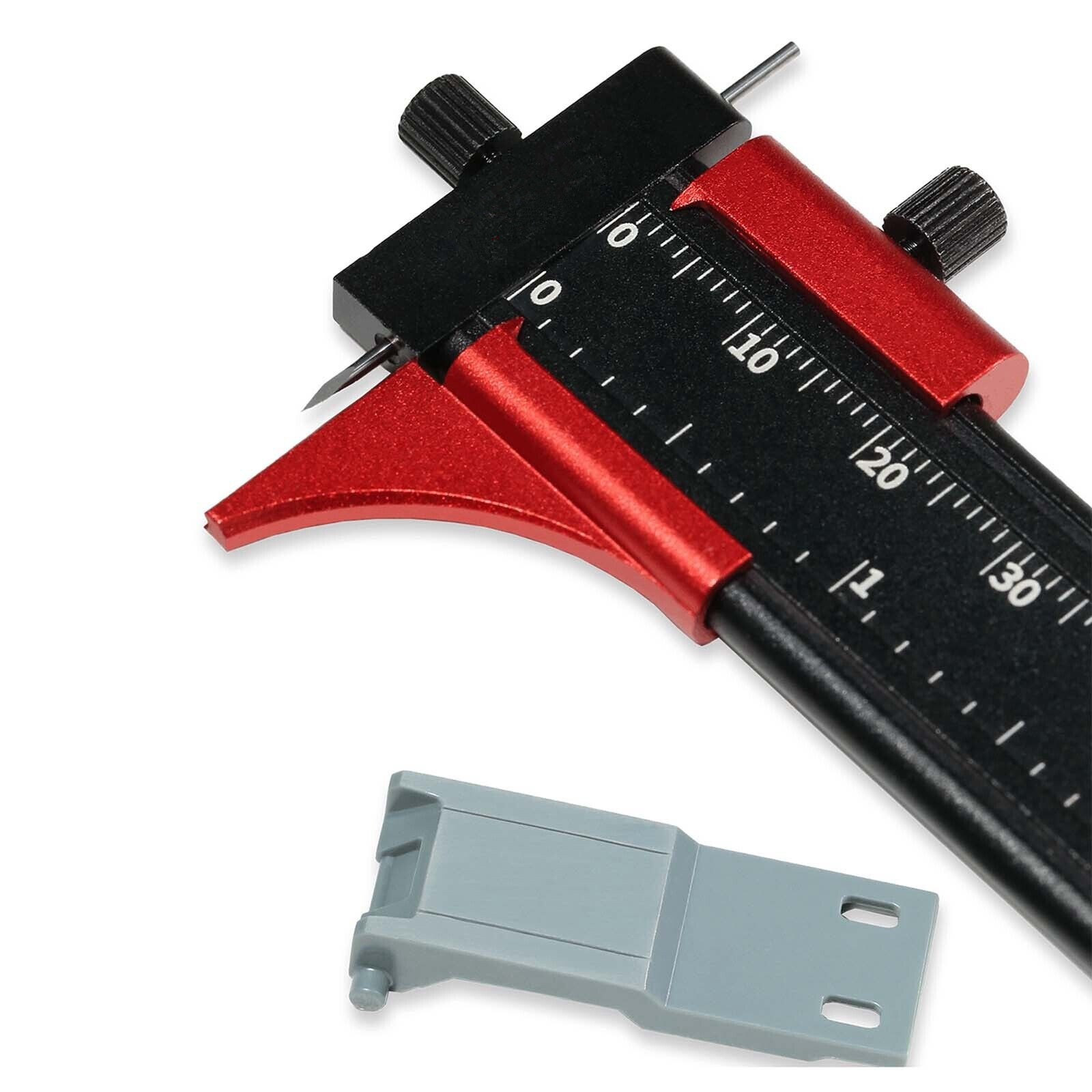 JIAHAOO Aluminum Alloy Parallel Scribing Craft Ruler for DSPIAE Accurate Measurement, 80mm Engraving Line