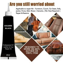 Liquid Leather Repair Kit Seats Sofa Black Leather Jacket Vinyl Furniture Couch Kit Car and Cleaning Supplies for Furniture, Professional Diy Leather and Vinyl Repair Kit Walmart Clearance
