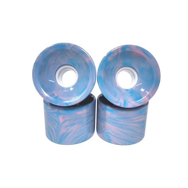 Naiovety 4 Uds. Accesorios para ruedas de patín, componentes profesionales para monopatín, accesorio de rodillo de Color sólido, reemplazo de rodillos patinar Vistoso Naiovety OD025469-08
