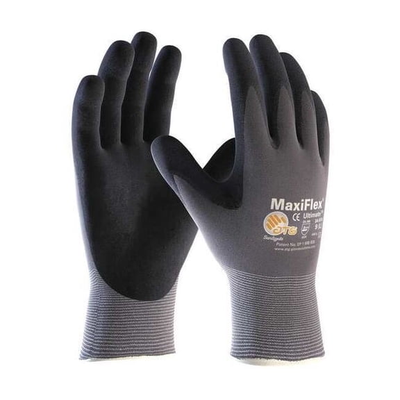 Pip VF,Coated Glove,S,Blk/Gry,395M68,PR 34-874V/S