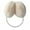 Beige, variant on harmtty Plush Earmuffs Winter Earmuffs Cute Solid Color Plush Warm Earmuffs for Girls Faux Pearls Winter Outdoor Ear Warmer Soft Furry Ear Covers Black