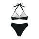 thumbnail image 5 of Traje de baño para mujer, bikini de tirantes sin espalda de color liso para mujer, trajes de baño para mujer, conjuntos de bikini para mujer, trajes de baño de bikini para mujer, 5 of 7