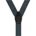 thumbnail image 2 of CTM®  1.375 Inch Wide Solid Color Y-Back Button-End Suspenders (Men's), 2 of 3
