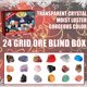 thumbnail image 2 of Dowmoo Christmas 24-grid Mineral Pendants Sorpresa Gift Mystery Box Gadget Pack Dowmoo Rojo, 2 of 7