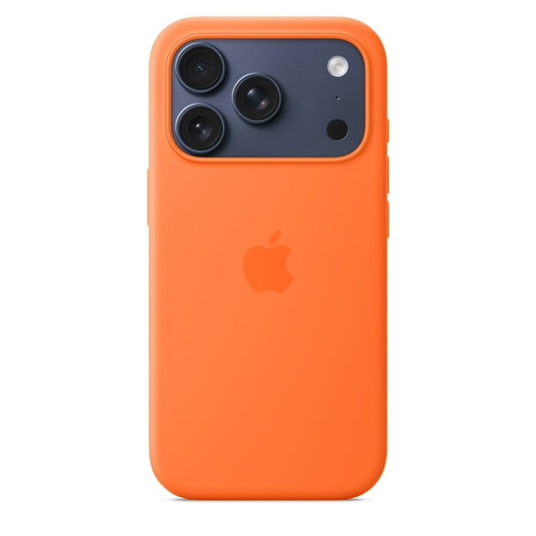 Apple iPhone 17 Pro Silicone Case with MagSafe – Orange - Walmart.com