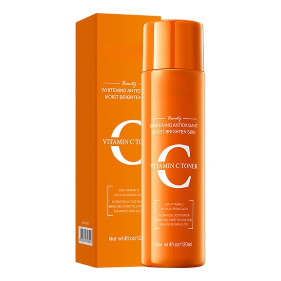 Vadktai Vitamin C & Hyaluronic Acid Hydrating Toner - Brightening, Pore Minimizing Facial Toner for Glowing Skin & Sensitive Skin